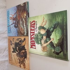 3 Emerald City Comicon Art Books